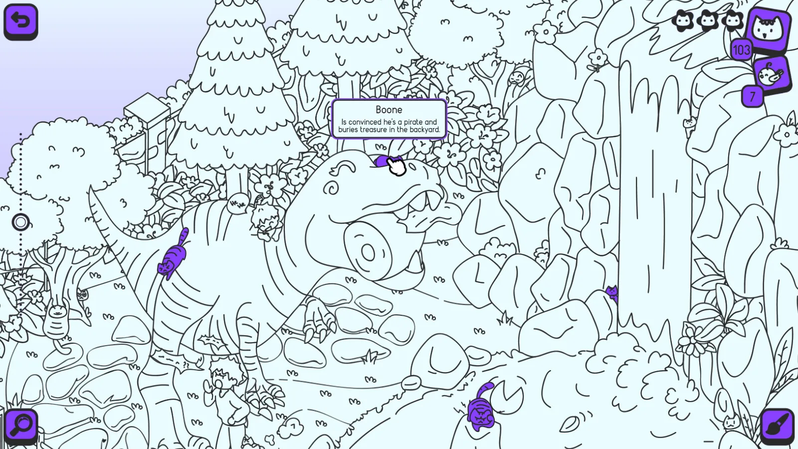 Cats and Seek at Dino Park Screenshot 3