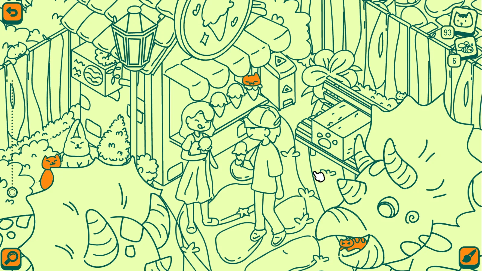 Cats and Seek at Dino Park Screenshot 4